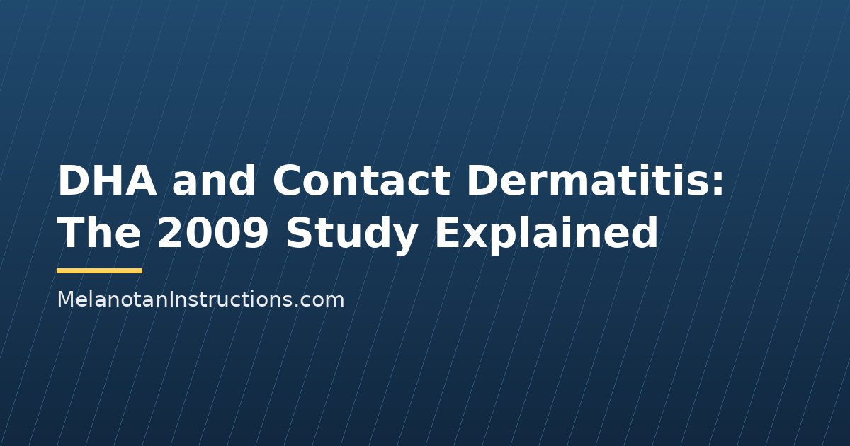 DHA and Contact Dermatitis: The 2009 Study Explained